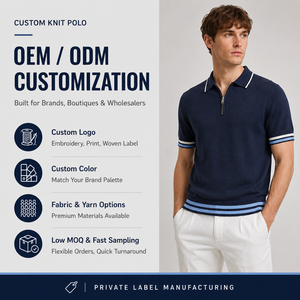 Nuova T-shirt Casual da <span class=keywords><strong>Uomo</strong></span> Estiva Personalizzata in Maglia a Maniche Corte, Tinta Unita, Anti-Pilling, per <span class=keywords><strong>Polo</strong></span> in Maglia - Product Image 1