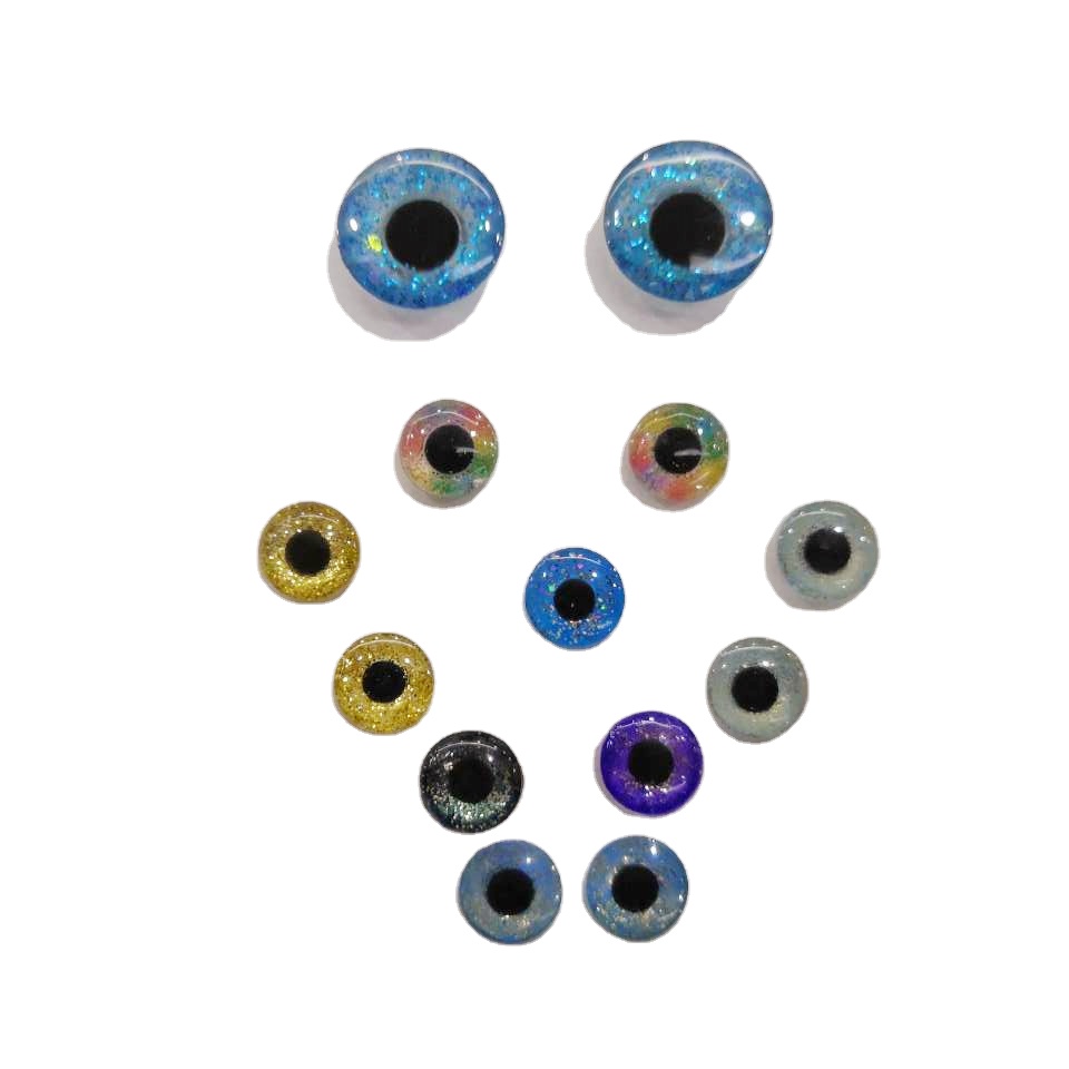 Bjd Pop Ogen Hoge Kwaliteit Custom Design In Hars Materiaal Moq 50 Paar Grootte Van 6Mm Tot 30Mm Pop Ogen