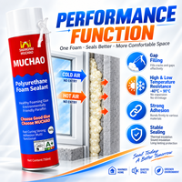 Scellant en mousse de polyuréthane A21 750 ml, monocomposant, pour le remplissage des joints, l'isolation thermique et acoustique, la construction et l'étanchéité des joints
