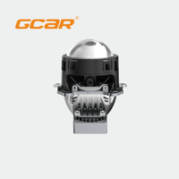 Faro Proyector Bi-LED GCAR R6 MAX 2026 Económico con Lente de 3 Pulgadas, Prisma TIR y Doble Reflector, Lámpara Universal para Coche de 65W