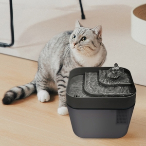 Distributeur d'eau silencieux pour animaux de compagnie 2,2 L, nouveau design avec eau filtrée à circulation automatique, écologique - Product Image 3