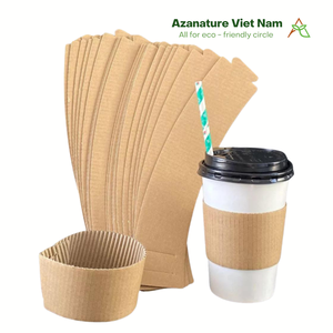 High Quality Eco Friendly Custom Printed Black <b>Disposable</b> Hot Coffee <b>Cup</b> Sleeve Food Grade Bulk Order Available - Product Image 6