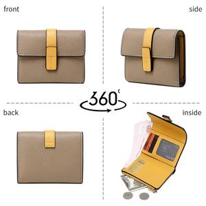 2025 новинка, многофункциональный Женский кошелек для монет, Модный женский короткий кошелек с пряжками, дизайнерский женский кошелек с отделением для карт - Product Image 6