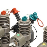 Interruptor de Circuito de Vacío de Alta Tensión Hongyi ZW43-12MHG630 10 KV 50 Hz, Tipo Imán Permanente Inteligente, Varilla Aislante de Montaje Superior