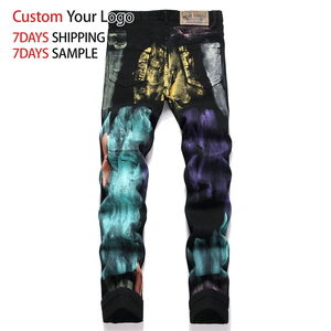 กางเกงยีนส์เดนิมเอวกลางทรงครอสแพนท์คุณภาพสูงสไตล์ Y2K ขายส่ง ไมโครอีลาสติก สตรีทแวร์ลำลอง ทรงตรง ขาเดฟเข้ารูป - Product Image 2