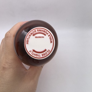 Tappo <span class=keywords><strong>Bianco</strong></span> 24/400 con Scritta Rossa per Bottiglie di Plastica - Product Image 5