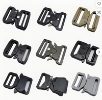 Boucle de ceinture tactique robuste en alliage de zinc métallique, à dégagement rapide latéral, avec logo personnalisé, pour ceintures décontractées – Fabricants