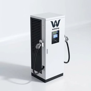 Station de recharge rapide pour véhicules électriques 60 kW, chargeur extérieur intelligent, IP54, RFID, haute puissance, CE, montage au sol - Product Image 3