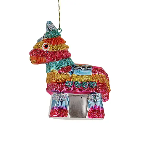 Christmas Horse Hanging Ornaments Handmade Pony Christmas Tree Ornaments Glass Crafts Home Indoor Decoration