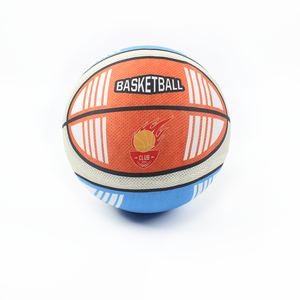 Pallone da Basket Silenzioso con Copertura in Tessuto Rimovibile con Cerniera, Palla Silenziosa per Casa, Giocattolo da Basket ad Alta Elasticità - Product Image 1