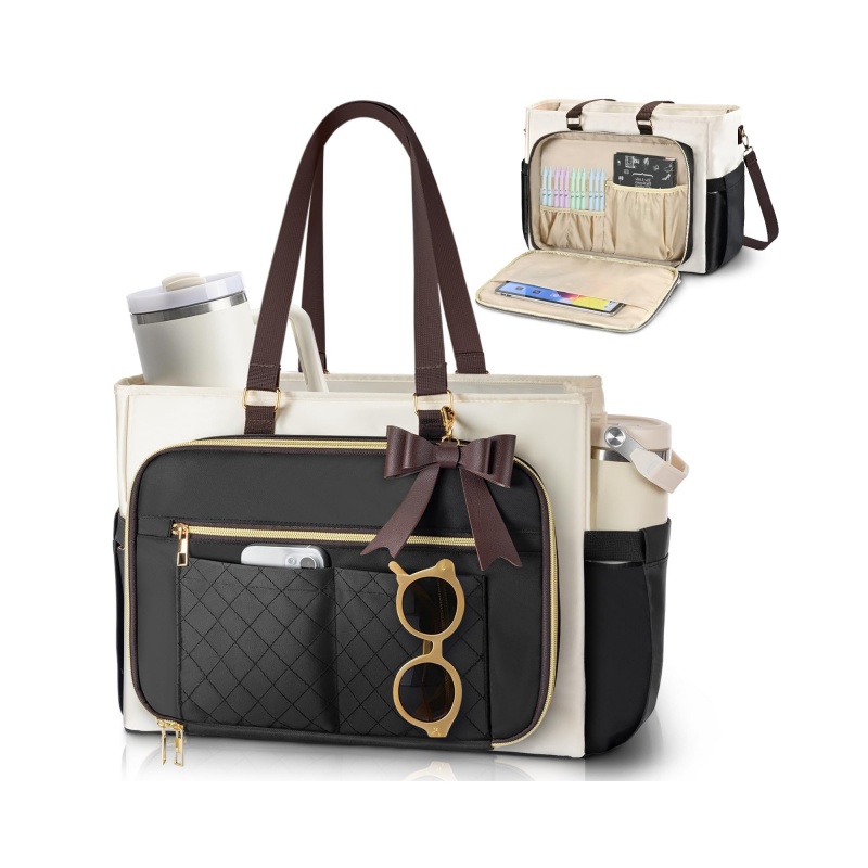 Noir-beige-marron