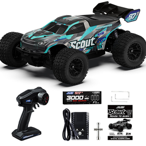 JIUSI SC10 Camioneta RC 4x4 a Escala 1:10 con Motor de Escobillas, Control Remoto de 300m, Vehículo Todoterreno Eléctrico Listo para Usar para Niños - Product Image 1