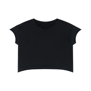 เสื้อยืดสตรีทแวร์วินเทจสำหรับผู้ชาย ผ้าฝ้าย แขนสั้น ทรงโอเวอร์ไซส์ สีดำ ทรงสี่เหลี่ยม เหมาะสำหรับเสื้อยืดเปล่า - Product Image 6