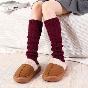 Nuovi Calzini Coreani JK in Maglia Sopra il Ginocchio per <span class=keywords><strong>Donna</strong></span>, Autunno Inverno, Caldi e Aderenti, Protezione per le Gambe - Product Image 6