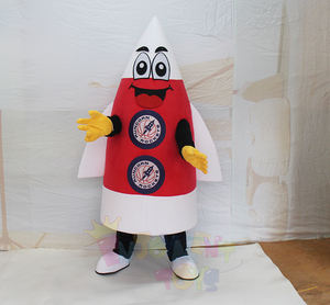 Venta al por mayor Halloween Rocket mascota disfraz diseño personalizado adulto Rocker mascota para la venta - Product Image 1