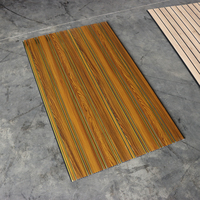 Paneles de PVC para Techo y Pared con Diseño de Madera y Mármol para Decoración de Interiores, Venta al Por Mayor, Color Negro