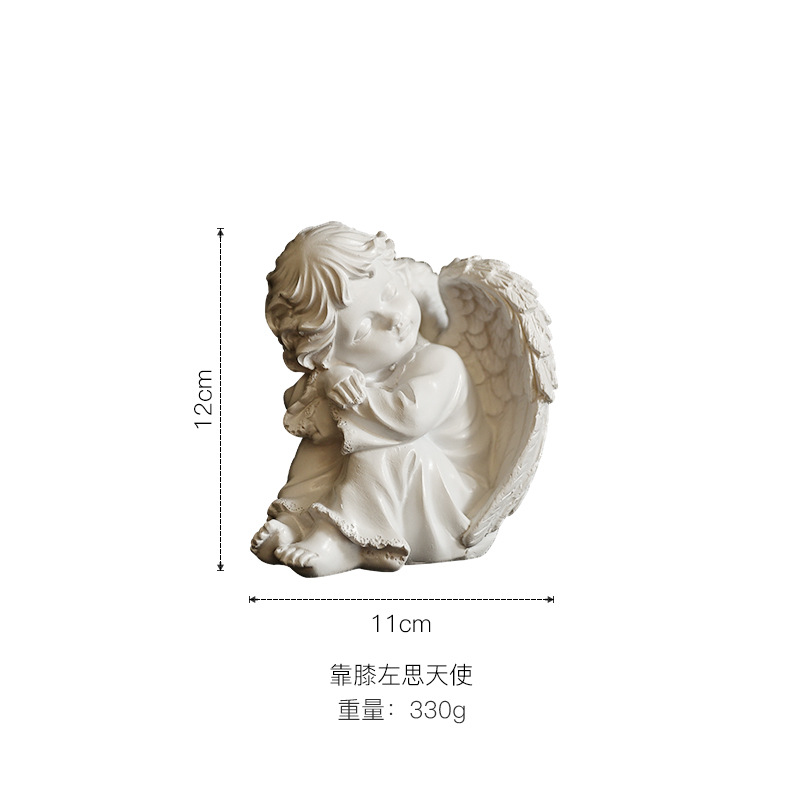 Appoggiati sul ginocchio e pensa all'angelo