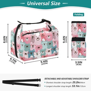 Nouveautés Tendances 2025 – Sac Isotherme Hawaïen Personnalisé à Motifs de Dessins Animés Mignons – Sac Repas Thermique - Product Image 3