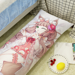 Prix d'usine abordable, sans MOQ, impression personnalisée, coussin de corps 3D Dakimakura avec personnage de dessin animé, célébrité, 100% polyester non toxique - Product Image 6