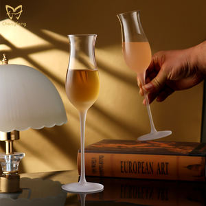 Copas de champán de tulipán de 5,24 oz, copa de vino <span class=keywords><strong>dulce</strong></span> de tallo largo esmerilado, copa de cristal, whisky, Brandy Snifter - Product Image 5