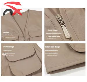 سترة أمان عاكسة عالية الجودة مخصصة لحماية البيئة تعمل بسحاب - Product Image 3