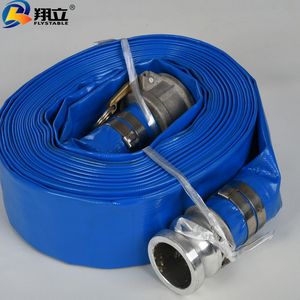 خرطوم مسطح PVC مرن لتصريف مضخة المياه بأحجام 1، 1.5، 1-1/4، 2، 3، 4، 6، 8، 10 بوصة للري الزراعي - Product Image 4