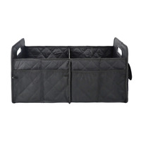 Boîte de rangement pliable et portable pour voiture, sac de rangement pour articles divers imperméable, sac de rangement multifonctionnel en tissu Oxford de grande taille pour bagages de voiture