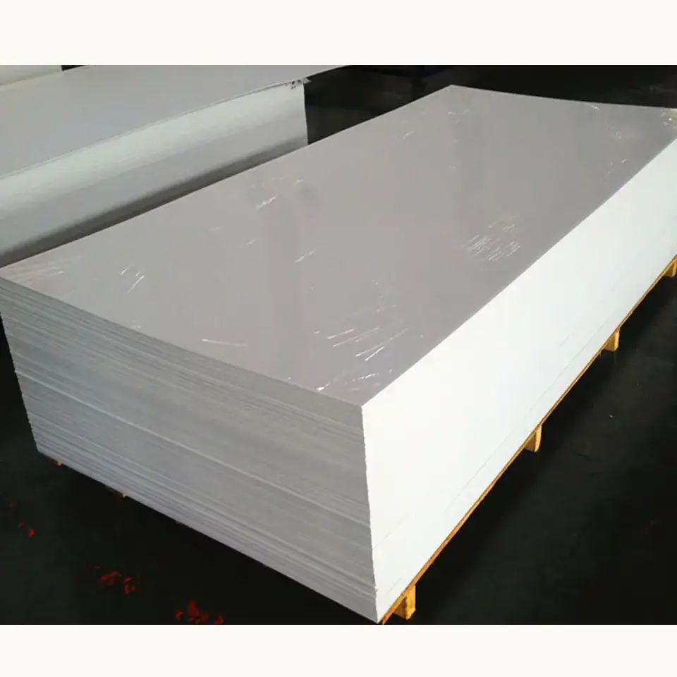 All'ingrosso 4x8 ft bianco PVC Celuka Foam Board / pvc free foam board per la segnaletica, pubblicità, mobili 1220x2440mm