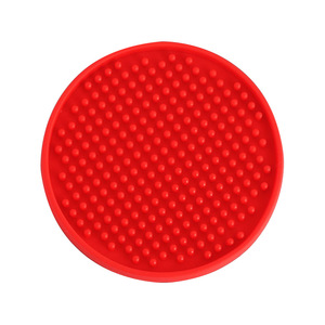 Washable Food Grade <b>Silicone</b> Cup Coasters Heat Resistant Non-Slip Eco-Friendly 5mm Thickness <b>Mats</b> & Pads - Product Image 5