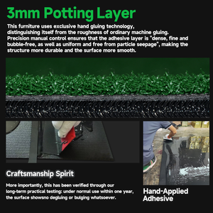 Tapete de Práctica de <span class=keywords><strong>Golf</strong></span> Grearth de 5x5 pies, con Inserto para Cualquier Posición, 4 Posiciones para Tees, Uso Comercial en Interiores y Exteriores - Product Image 5