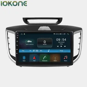 IOKONE TS10 7862 אוקטה Core 6G 128G 10.1 אינץ אוטומטי רדיו אנדרואיד אוניברסלי 2 דין רכב נגן Dvd עבור יונדאי IX25/ CRETA 2014 +