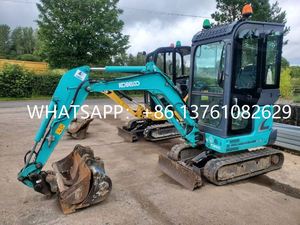 Excavadora de cadenas usada Kobelco SK17 en venta, motor japonés de segunda mano SK17SR con orugas de goma - Product Image 5