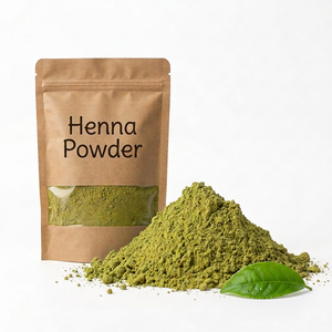Poudre de feuilles de henné 100% naturelle et pure de qualité supérieure, très demandée, provenant d'un fournisseur indien. - Product Image 1