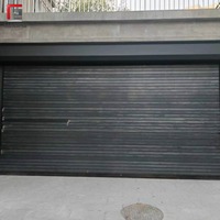 Porte à enroulement en alliage d'aluminium pour villa extérieure, résistante au froid, isolation thermique, télécommande
