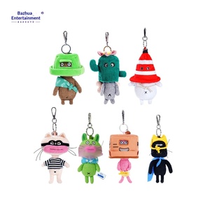 Bazuuyu Trendy Play Ugly-Cute Sneaky Little <span class=keywords><strong>Cat</strong></span> Thief Pendant Blind Box Sausage-Mouth <span class=keywords><strong>Cat</strong></span> Figurine Toy Polyester Material Super - Product Image 5