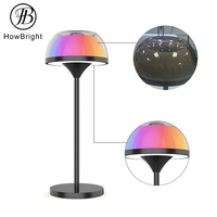 Lampes de lecture LED multicolores modernes, décoration d'intérieur, projection d'aurore, lampe de nuit, application Wifi, lampe de table LED intelligente