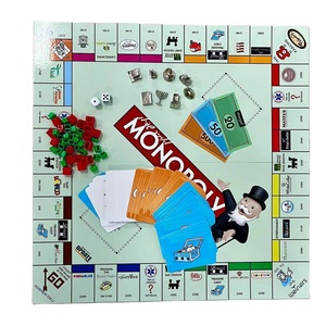 Juego de Mesa <span class=keywords><strong>Monopoly</strong></span> Personalizado, <span class=keywords><strong>Casas</strong></span> de Plástico de Alta Calidad y Fichas Metálicas en Miniatura, Fabricación de Juegos de Mesa - Product Image 2