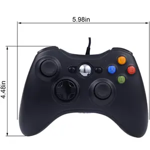 Honcam Manettes Sans Fil De kontrol Para 360 USB kablolu Gamepad denetleyici Joystick Xbox 360