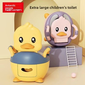 Sedile WC in plastica con motivo animali per bambini e bambine, vasino per neonati e bambini piccoli, misura grande - Product Image 3