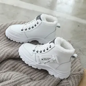 Xuanhui Größe 45 Modische Winter-Warme Plateau-Sneaker Lässige Sportschuhe Schneestiefel Damenschuhe - Product Image 1
