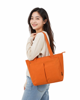 Bolso de Hombro Casual para Mujer, Personalizable, de Alta Calidad, Gran Capacidad, Nuevo, de Nailon, Versátil, Simple, para Viajes, Almacenamiento al Aire Libre, Tipo Tote Abierto