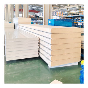 Panel Sándwich para Techo y Piso, Precio Económico, <span class=keywords><strong>Placa</strong></span> Estructural Exterior Aislada, Tablero de Espuma <span class=keywords><strong>OSB</strong></span>, PU/EPS/SIP, Contenedor Refrigerado de 40 pies - Product Image 2