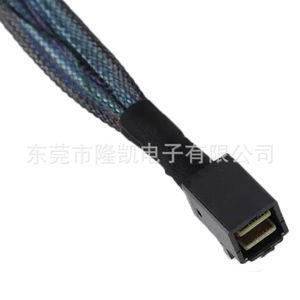 SFF 8643 To SFF 8087 Mini Sas Hd Cable 30awg Black <b>Internal</b> Server <b>Hard</b> <b>Drive</b> Connection Cable High Speed Signal Stable - Product Image 4