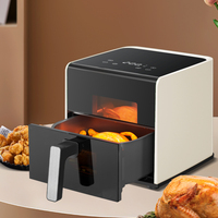 Nouvelle Friteuse à Air Intelligente 2026 avec Fenêtre Visible - Mini Four Électrique Multifonctionnel pour la Maison et la Personnalisation OEM