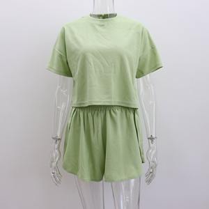 Conjunto de Blusa y Pantalones Cortos de Verano y Primavera para Mujer, Estilo Gótico, Vintage, Bordado, 2 Piezas - Product Image 5