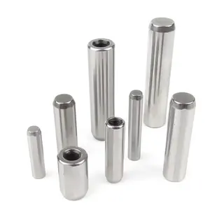 High Precision 304 Stainless Steel Thread Dowel Pins Cylindrical Hollow Dowel Taper Pin With Thread