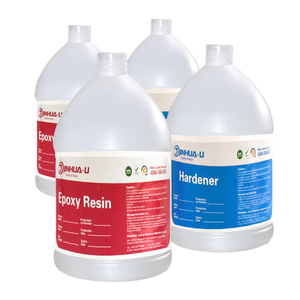 Revêtement de sol en résine époxy à effet marbre brillant, peinture en résine époxy, revêtement de sol en résine époxy - Product Image 3