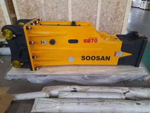 Nuevo modelo de martillo hidráulico SB70 para construcción, con caja de rodamientos, motor, bomba y cincel, para excavadoras de 16-21 toneladas, para minería - Product Image 4