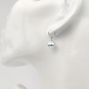 ต่างหูมุกอะโกย่าทรงหยดน้ำสีน้ำเงินธรรมชาติ สไตล์คลาสสิก ขนาด 8.0 มม. สำหรับผู้หญิง ขายส่งจำนวนมาก - Product Image 5