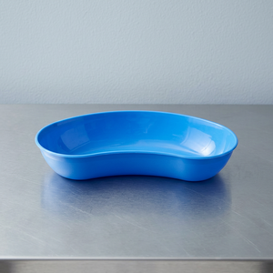 Bassin jetable en plastique en forme de rein bleu, non stérile, à usage unique, pour instruments chirurgicaux et médicaux en milieu hospitalier - Product Image 2